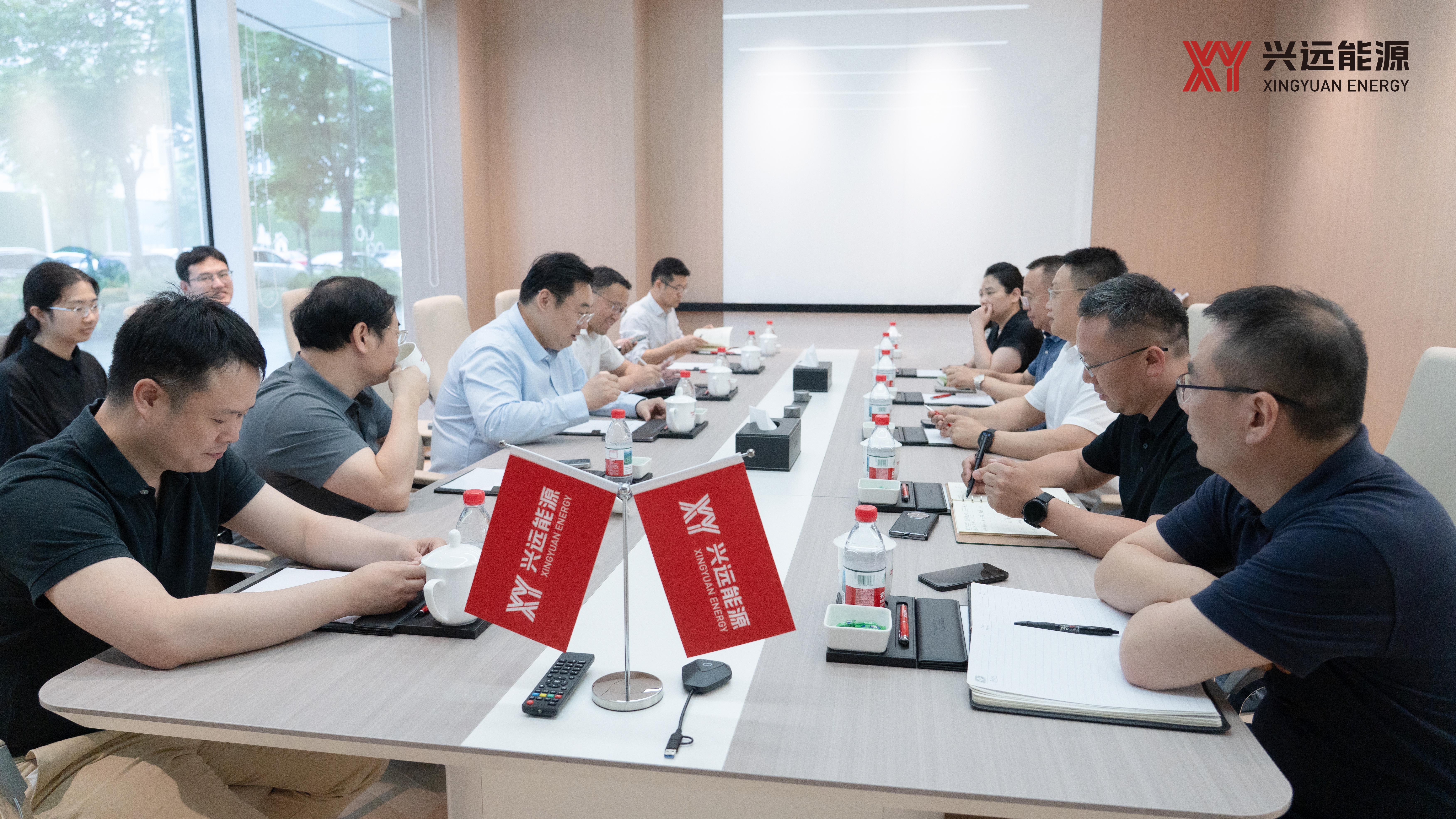 政企同心 聚力新能｜新北区委副书记、区长孙益锋一行莅临兴远能源调研指导